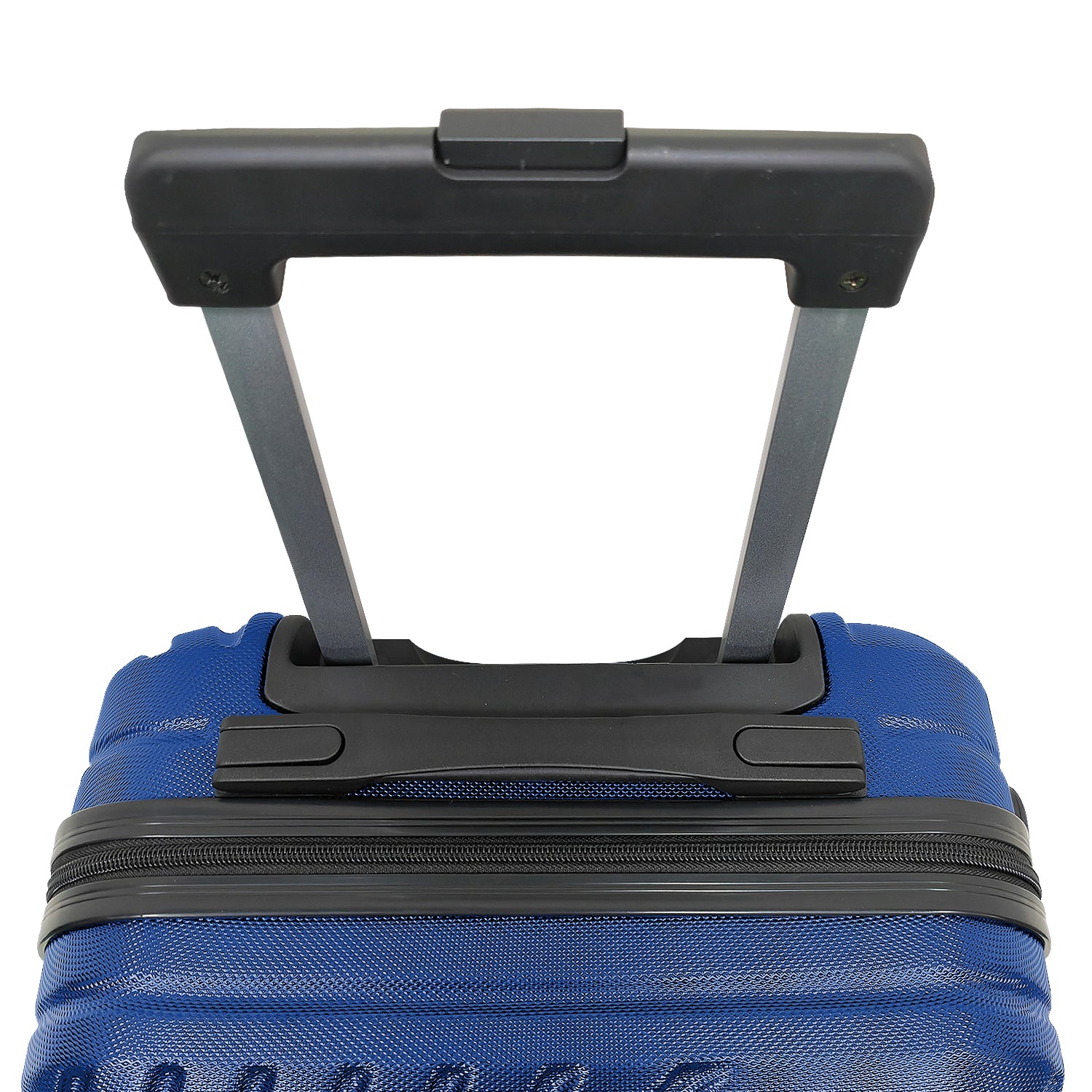 20" Blue 4 Wheel Hard Shell Cabin Size Suitcase