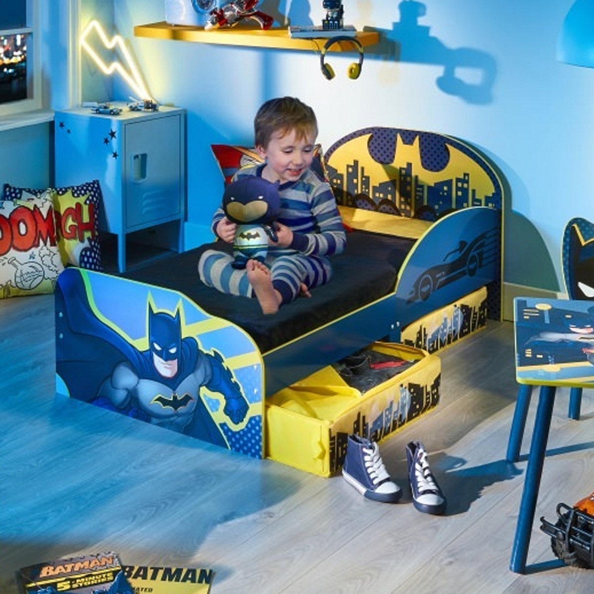 Batman Toddler Bed With Storage Drawers