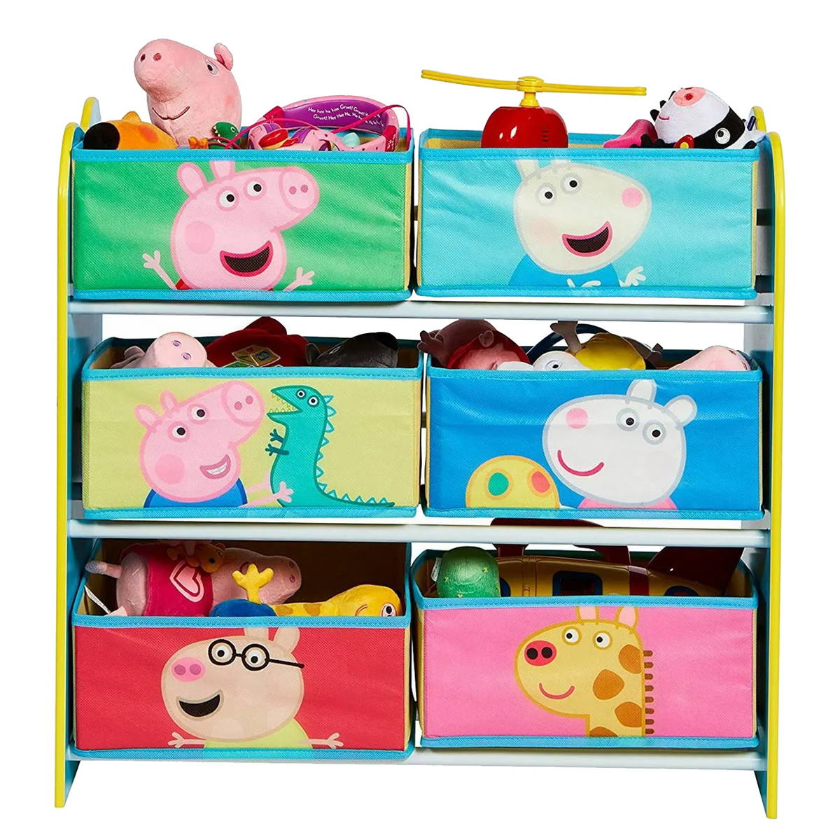 Peppa Pig 6 Drawer Wooden Kids Storage Unit