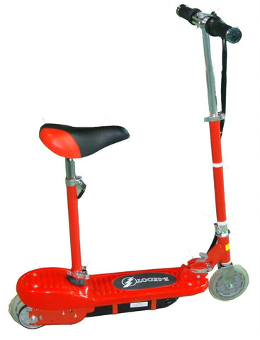 Kids Red Electric Scooter With Seat