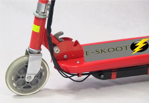 Kids Red Electric Scooter With Seat