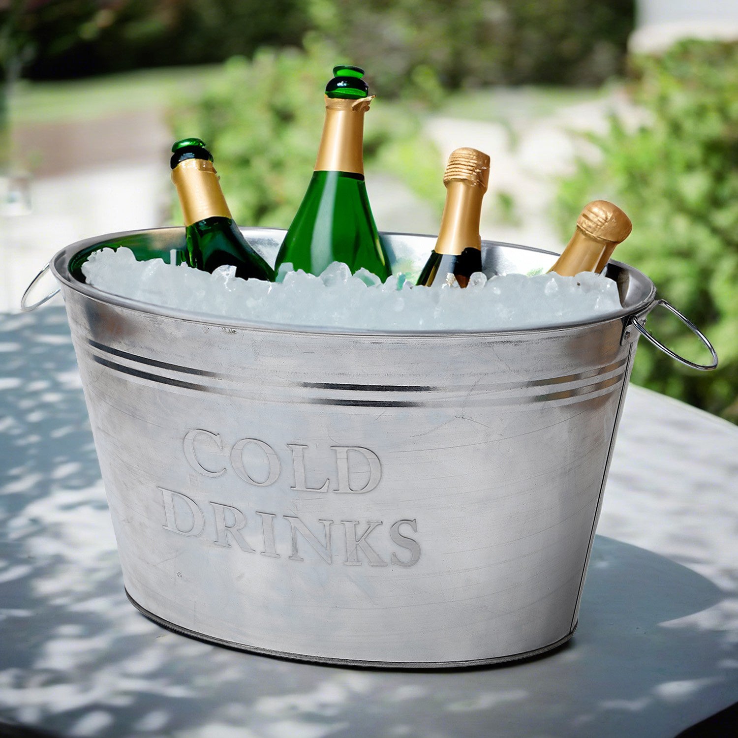 Oval Cooler Bucket With Carry Handles