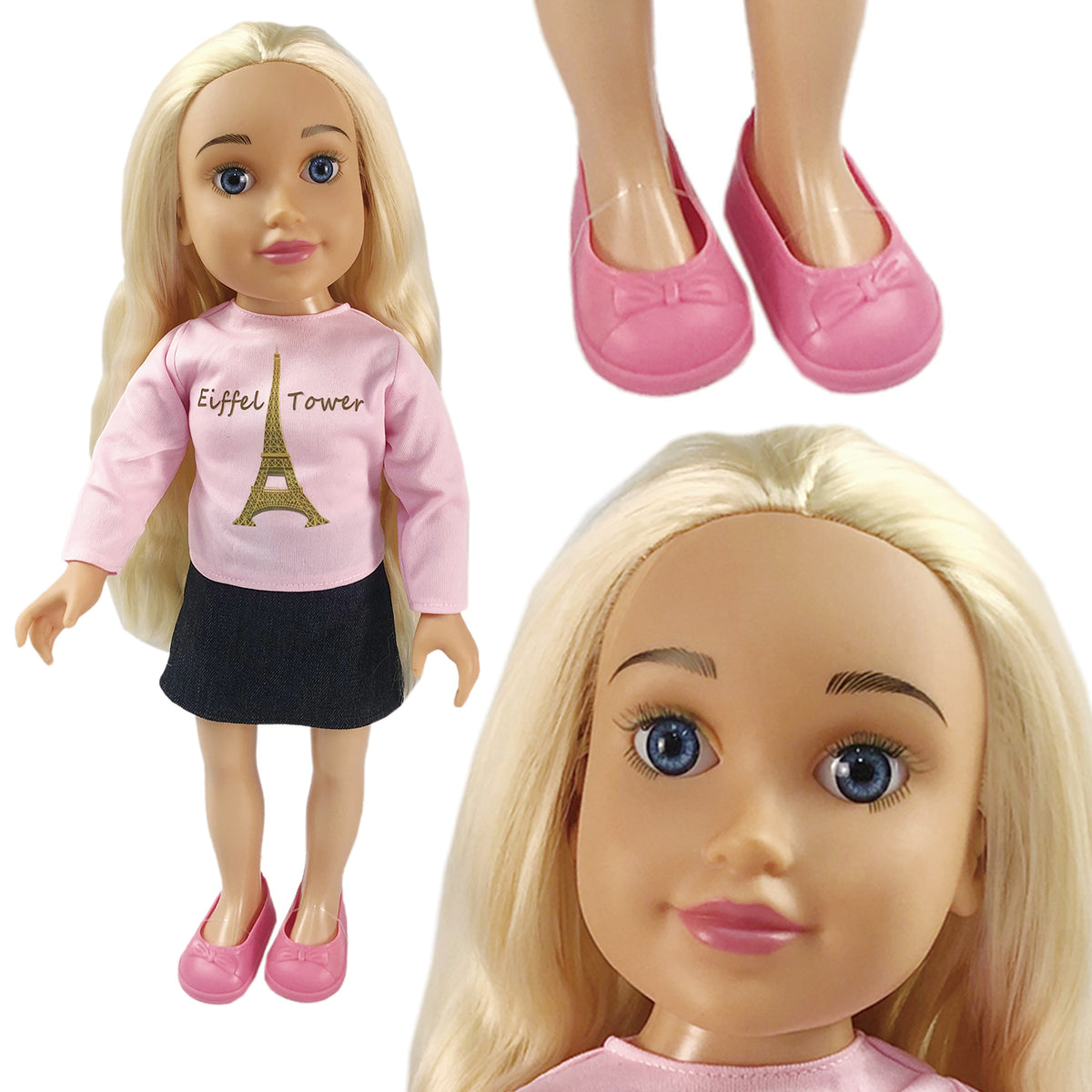 'My Sister Doll' Large 18-Inch Fashion Doll with Stylish Outfit - 2 Assorted Styles