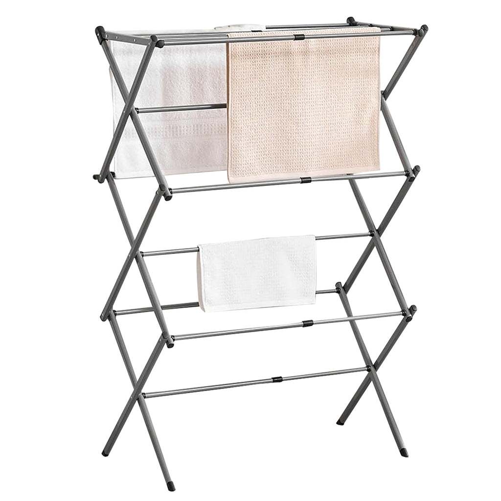 3 Tier Extendable Folding Clothes Airer