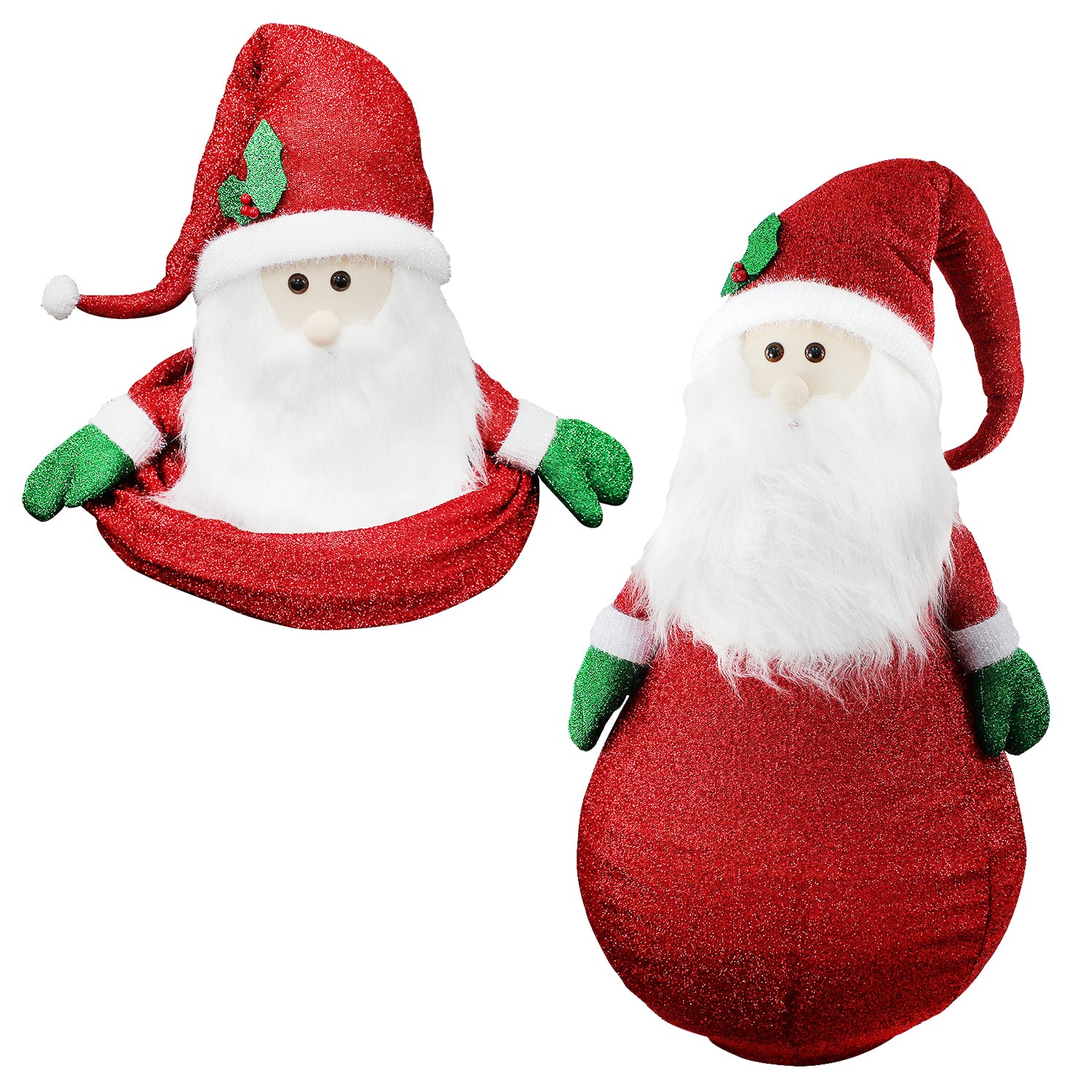 10 LED 140cm Standing Santa Decoration