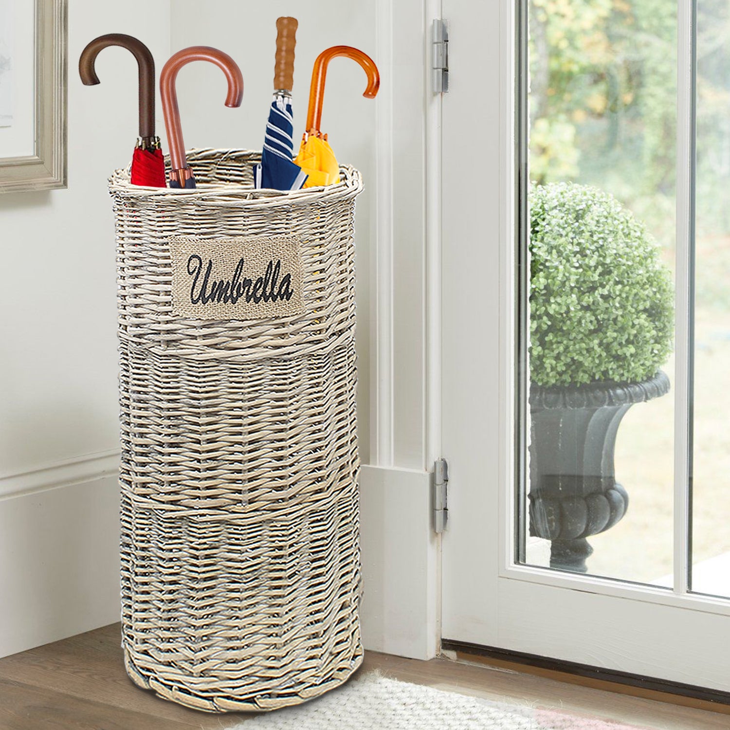 Wicker Umbrella Holder