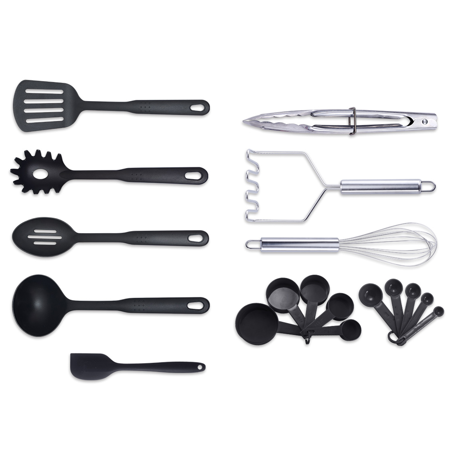 19 Piece Kitchen Utensil Set with Utensil Holder