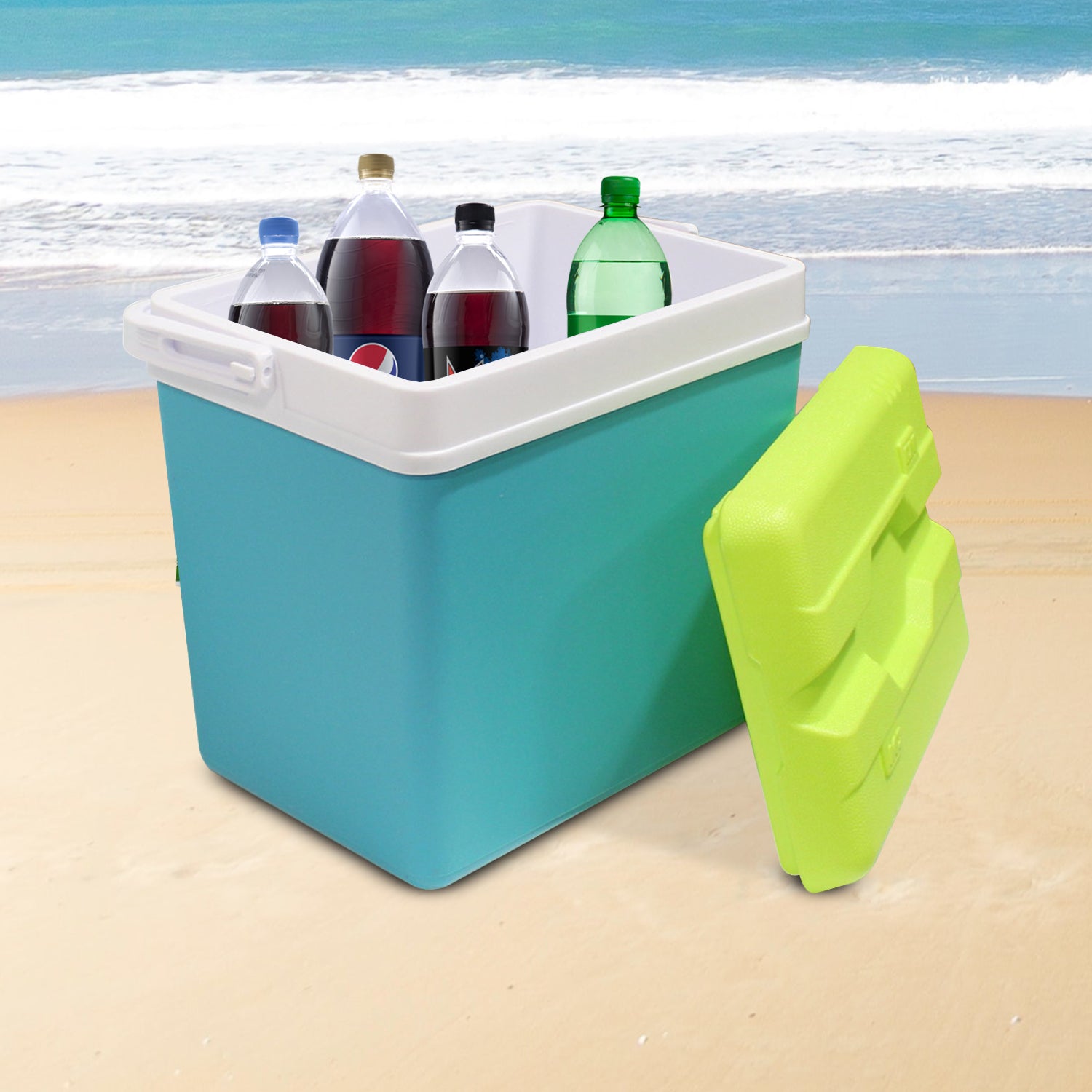 Turquoise 24 Litre Cool Box