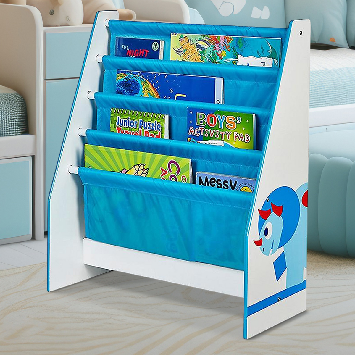 Dinosaur Freestanding Sling Bookcase