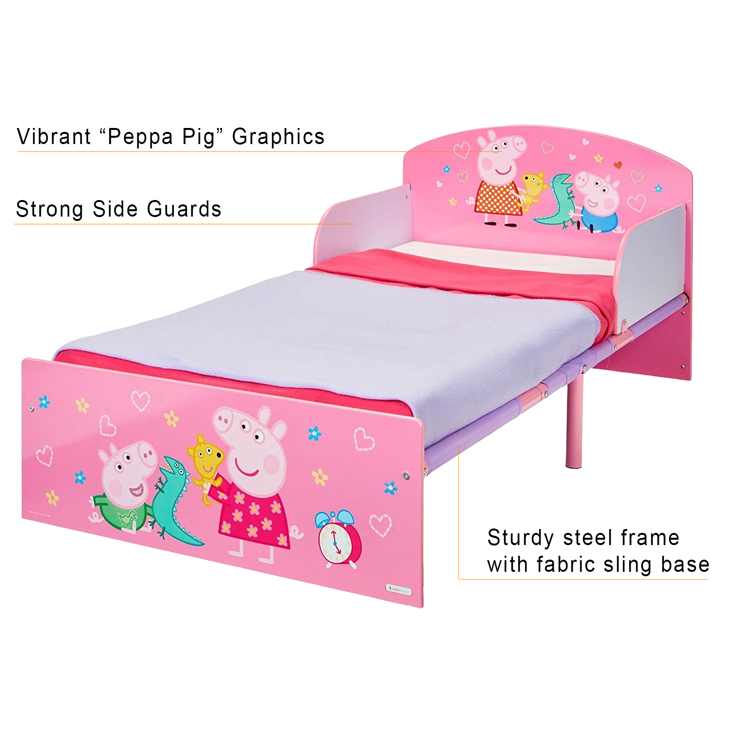 Peppa Pig & George Toddler Bed