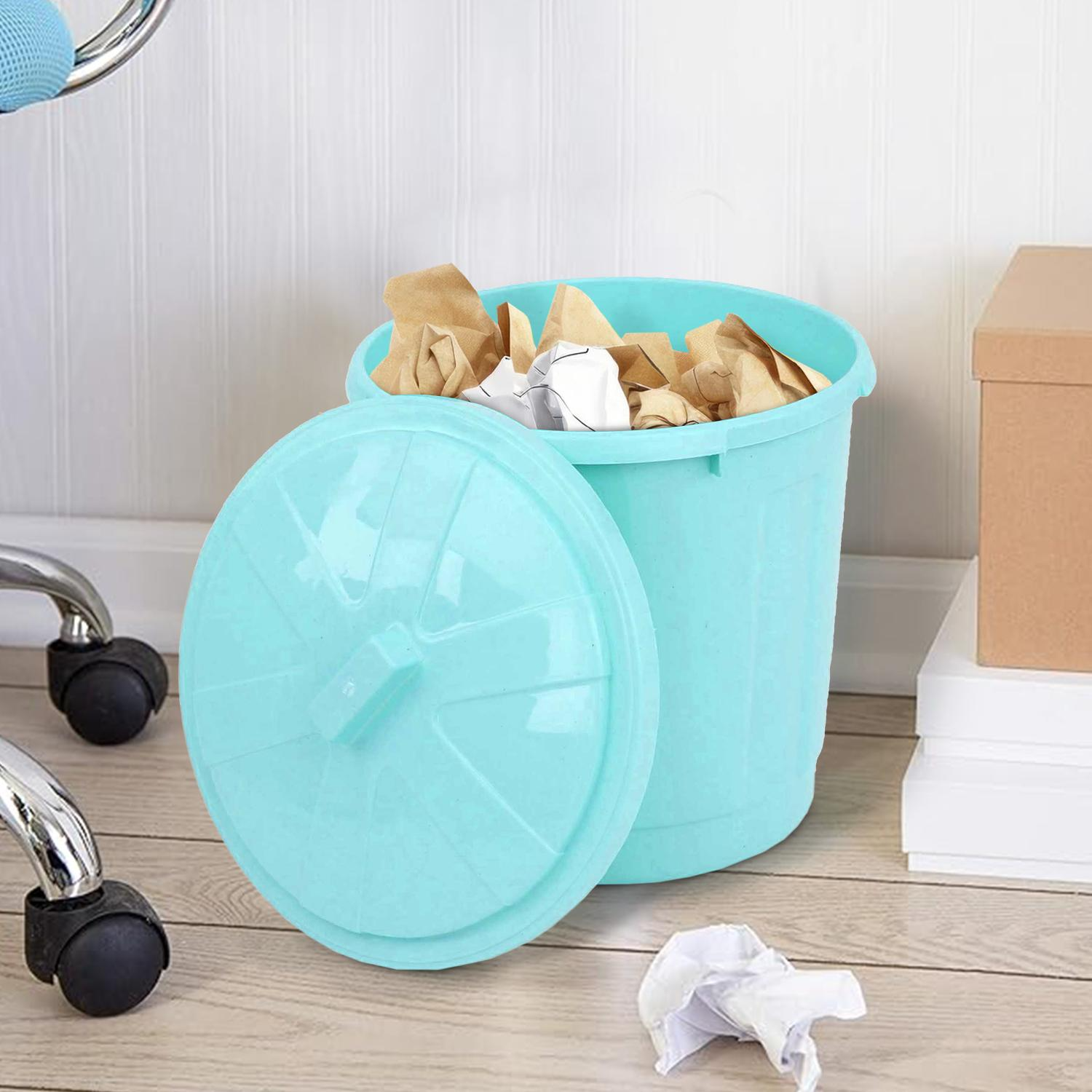 5L Plastic Small Jolly Waste Bin with Spin Twist Lock Lid