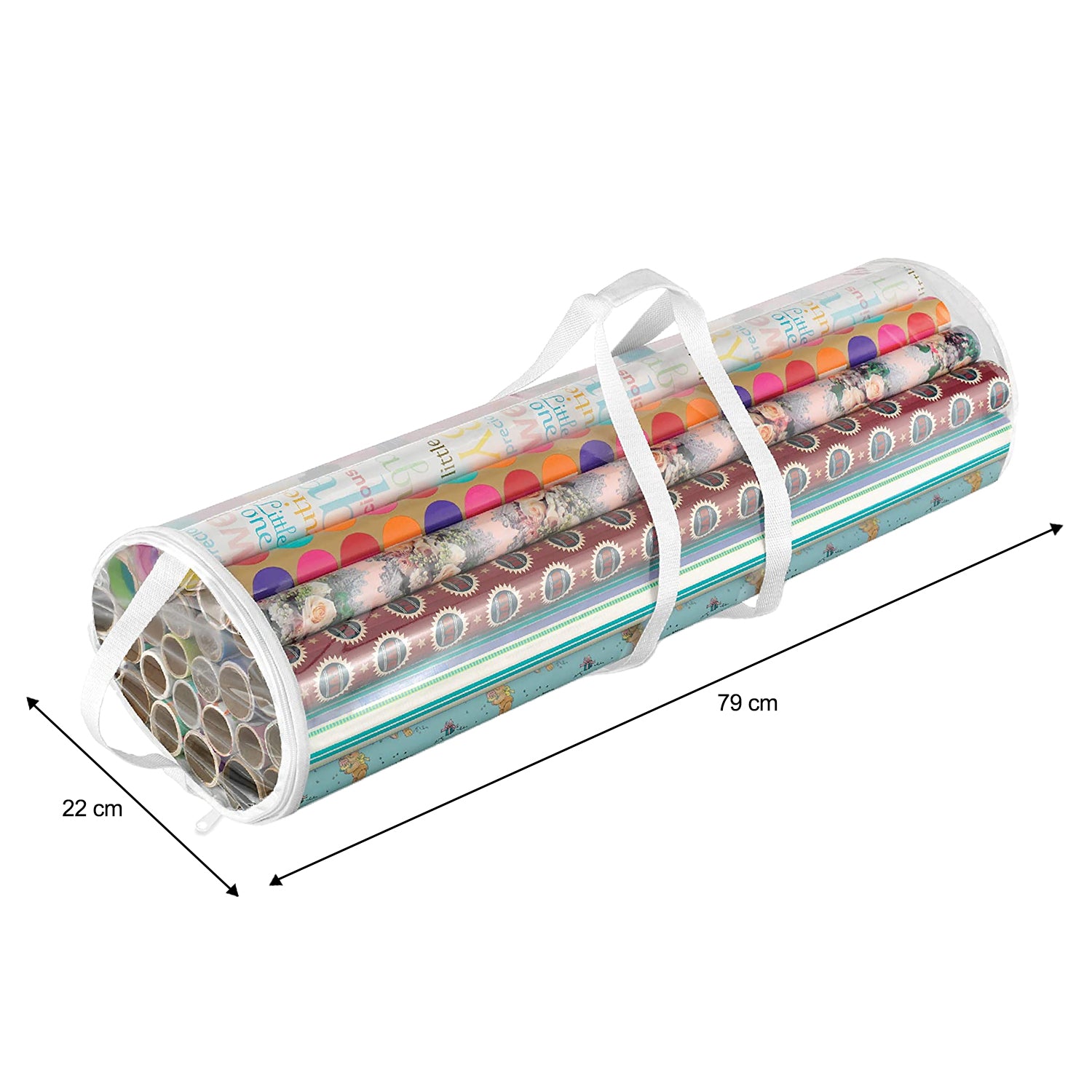 Wrapping Paper Roll Storage Bag