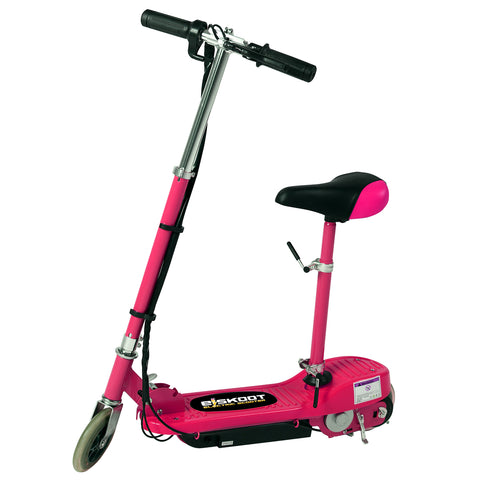 Kids Pink Electric Scooter With Seat