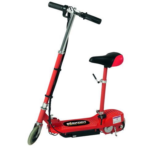 Kids Red Electric Scooter With Seat