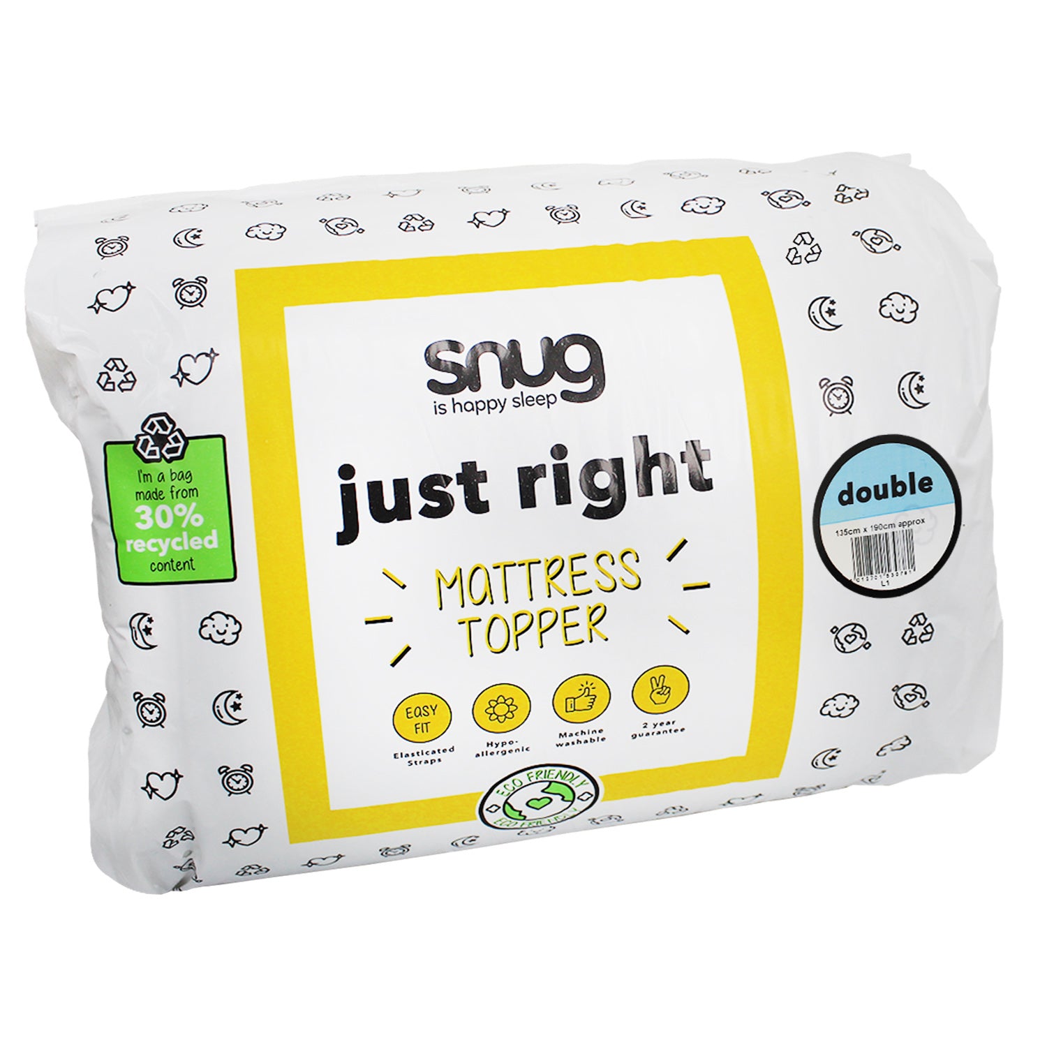 Snug Just Right Luxury King Size Mattress Topper