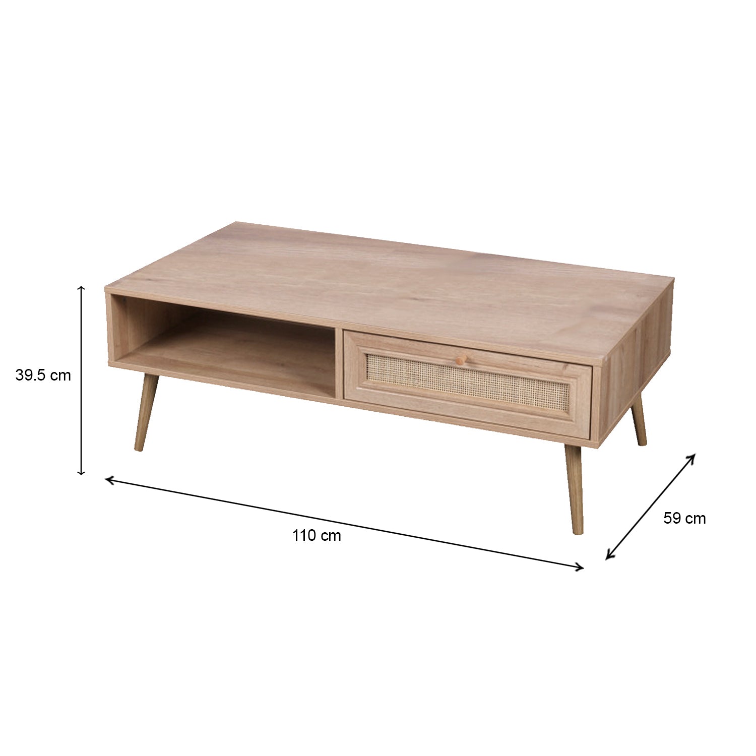 Bali Wooden Coffee Table TV Stand