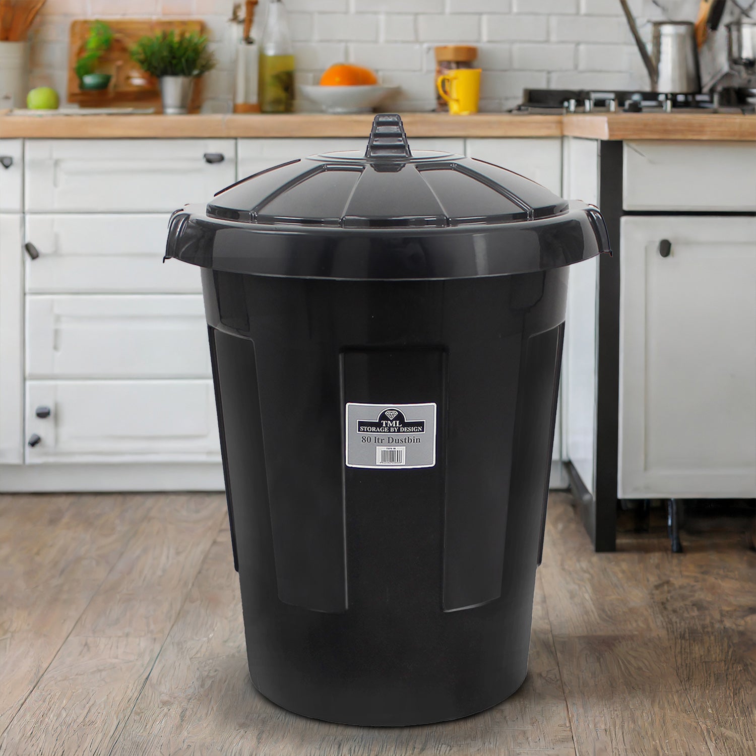 80L Plastic Indoor Outdoor Bin