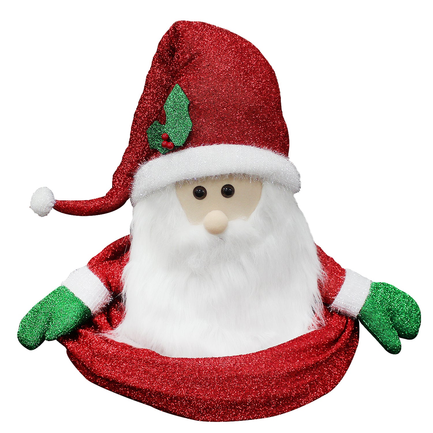 10 LED 140cm Standing Santa Decoration