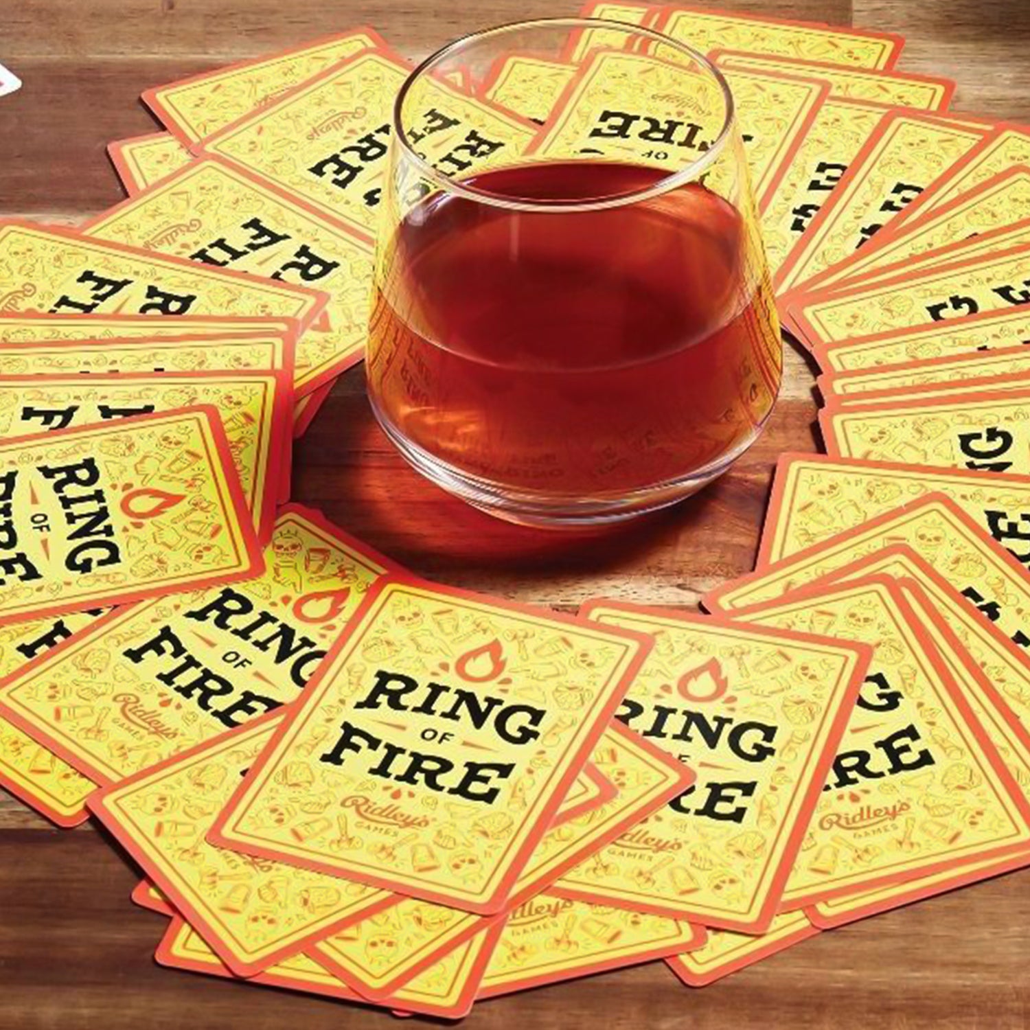 Ridley's Ring of Fire Card Game in Metal Tin