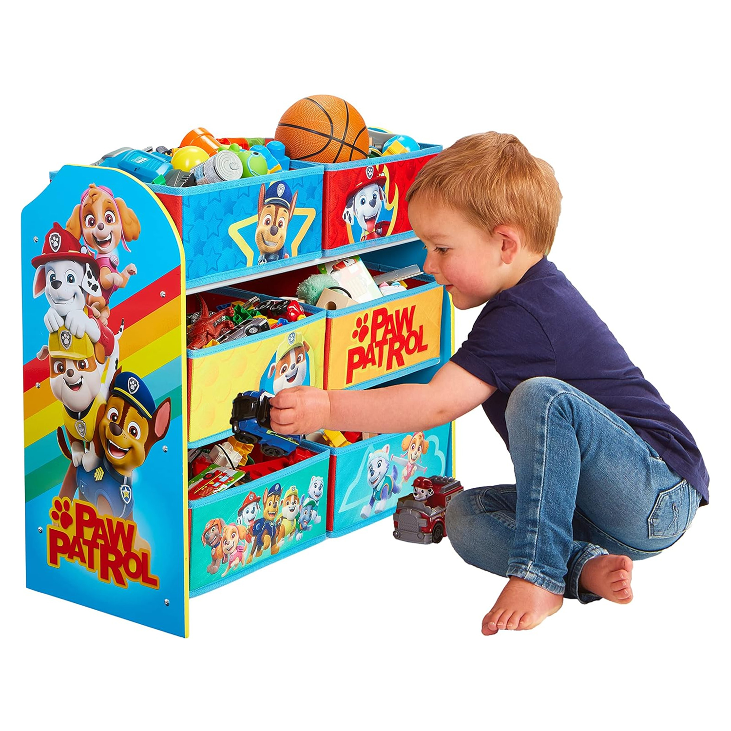 Paw Patrol 6 Drawer Wooden Kids Storage Unit