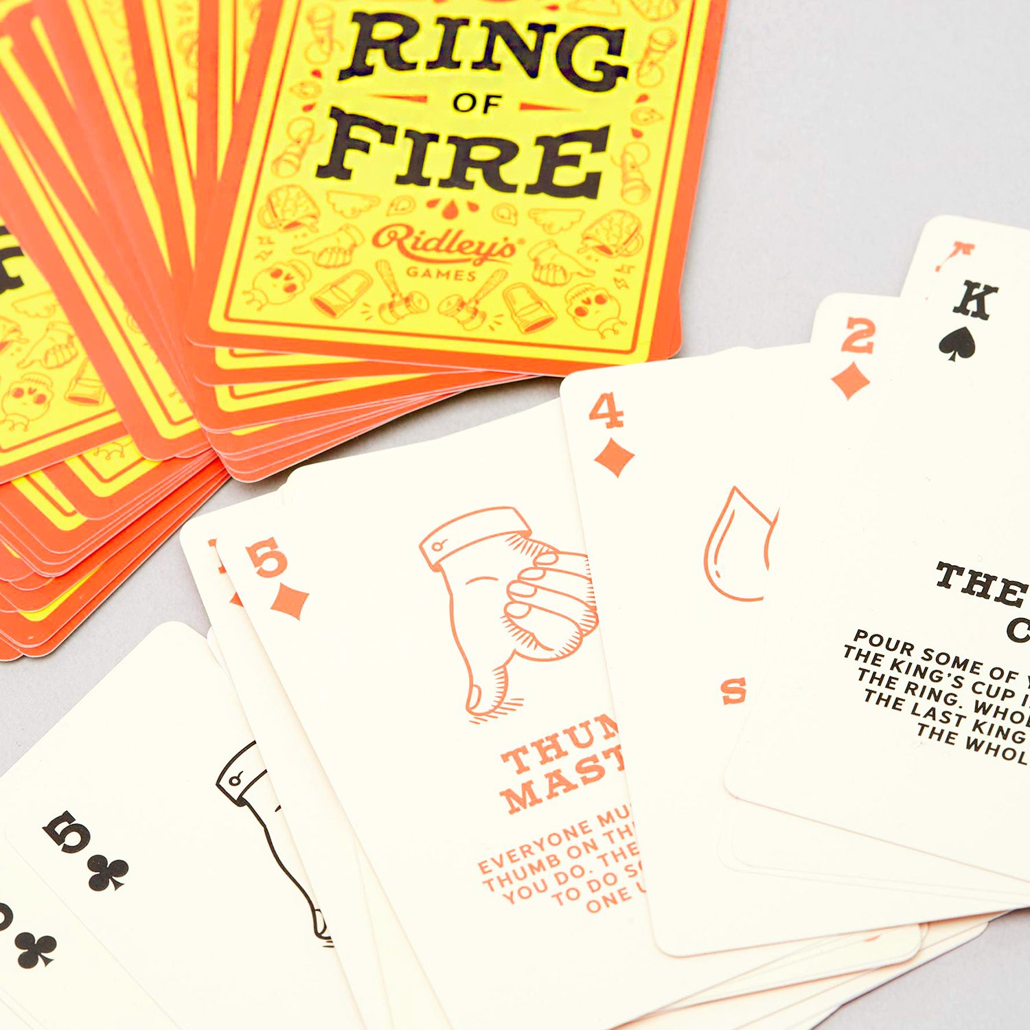 Ridley's Ring of Fire Card Game in Metal Tin