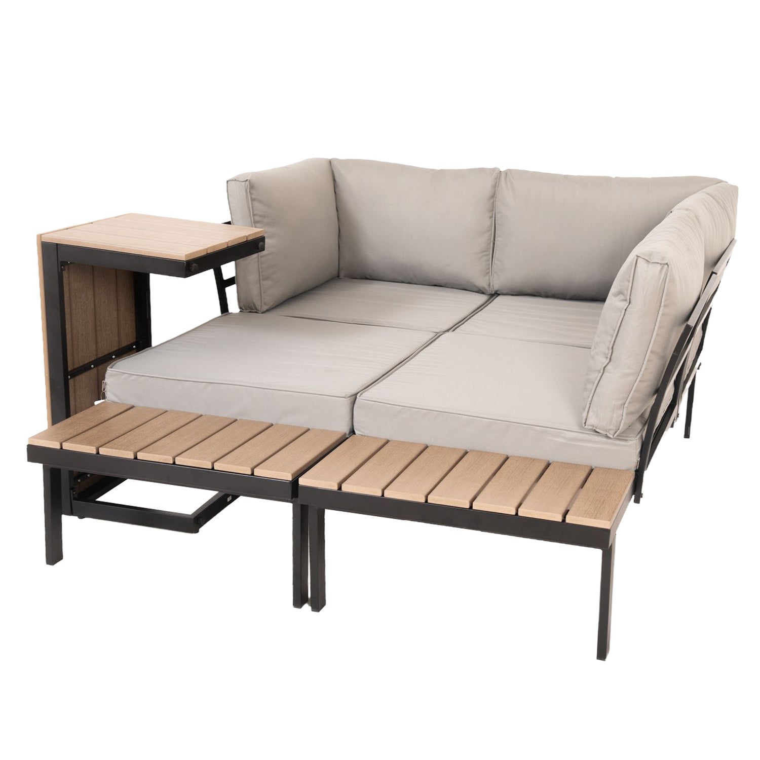 Sienna Interchanging Transformer Grey Garden Furniture Set