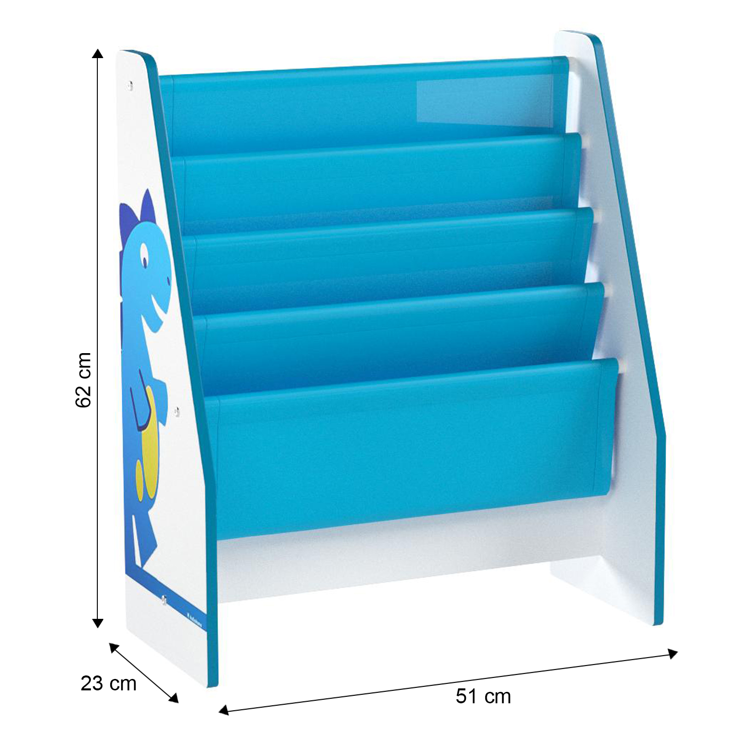 Dinosaur Freestanding Sling Bookcase