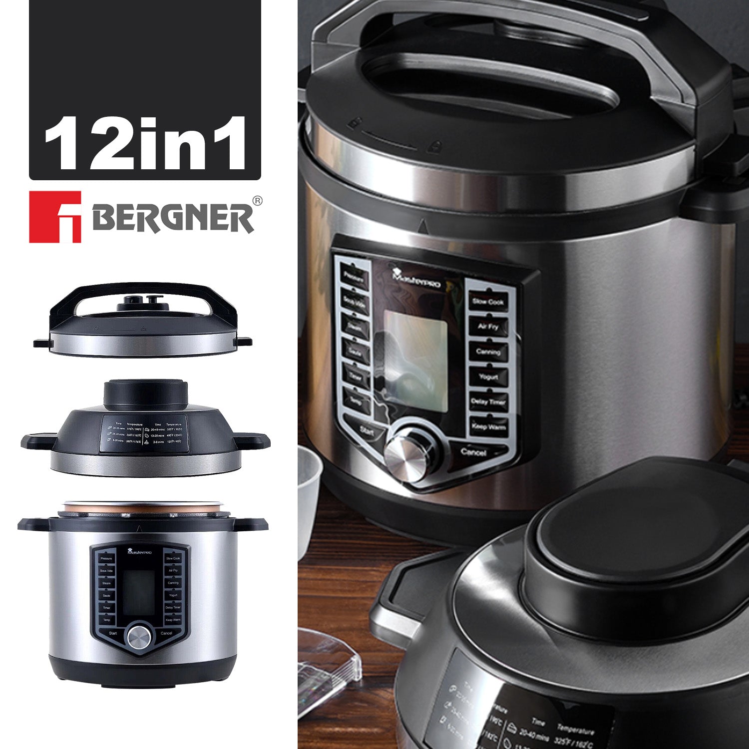 MasterPro 12-in-1 Multi Cooker by Bergner