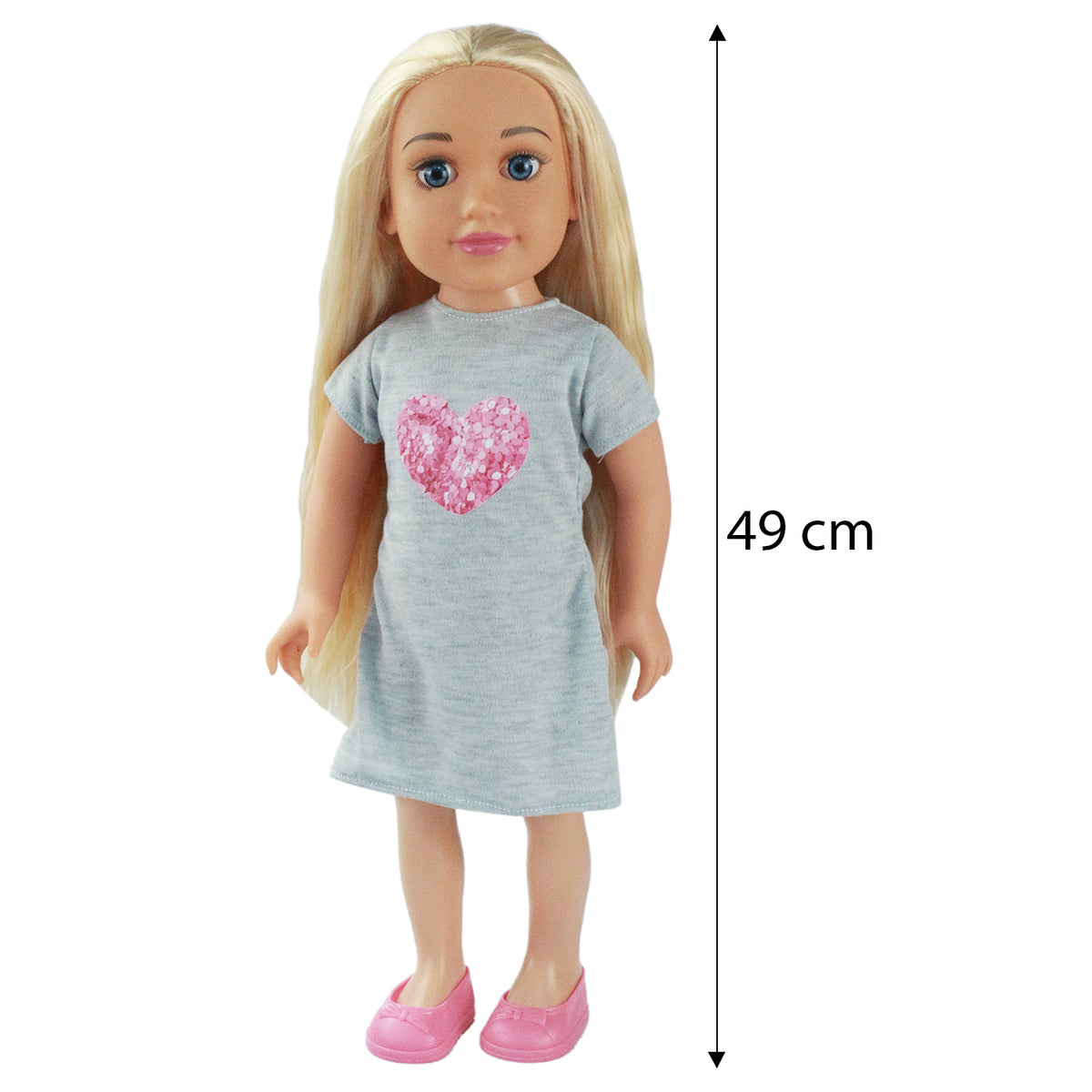 'My Sister Doll' Large 18-Inch Fashion Doll with Stylish Outfit - 2 Assorted Styles