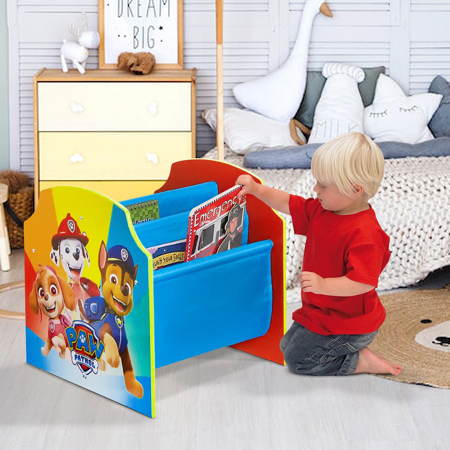 Paw Patrol Freestanding Sling Bookcase