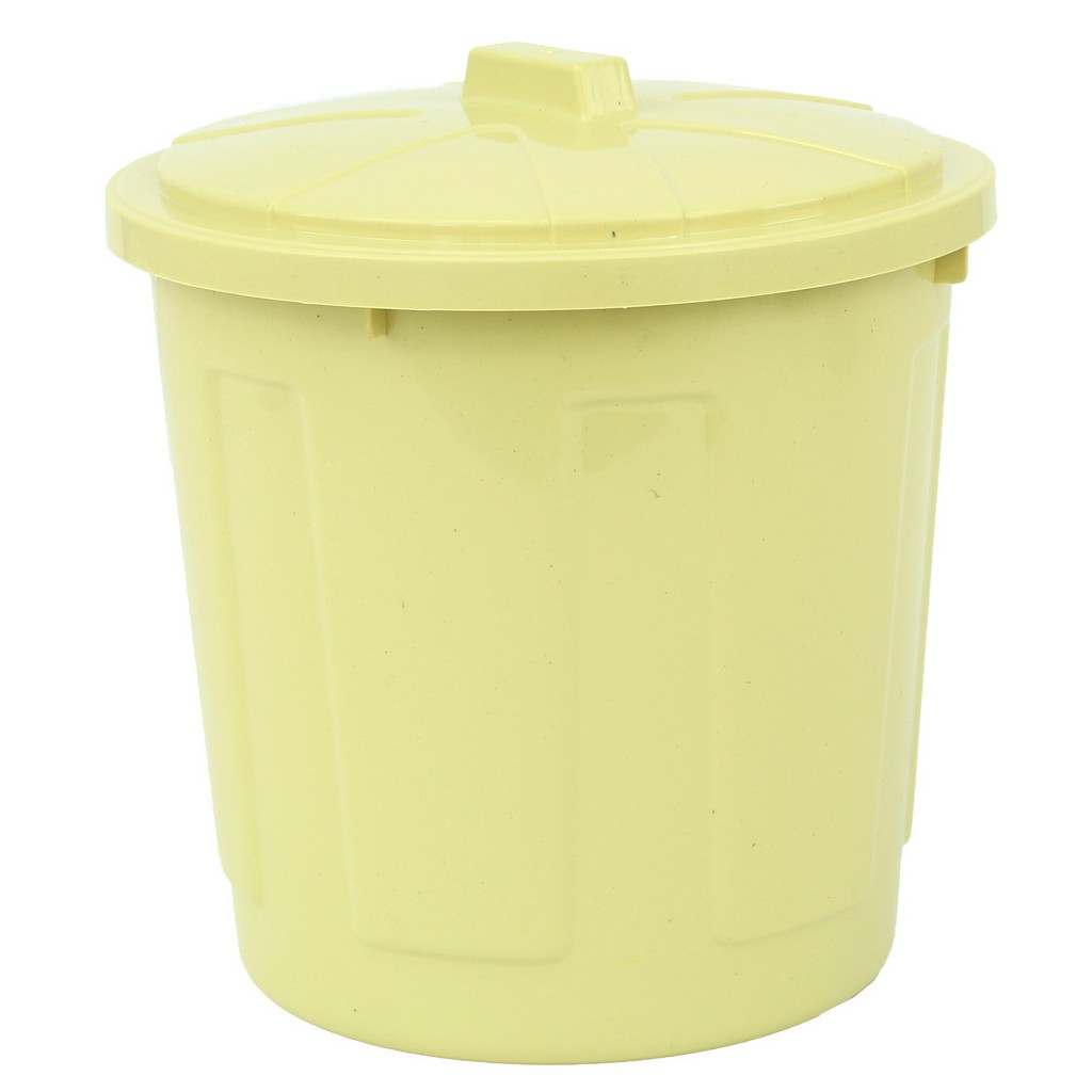 5L Plastic Small Jolly Waste Bin with Spin Twist Lock Lid