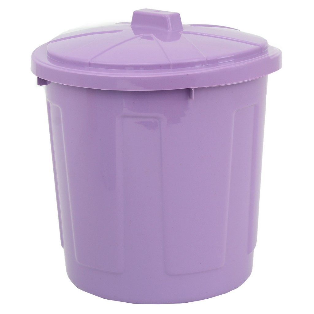 5L Plastic Small Jolly Waste Bin with Spin Twist Lock Lid