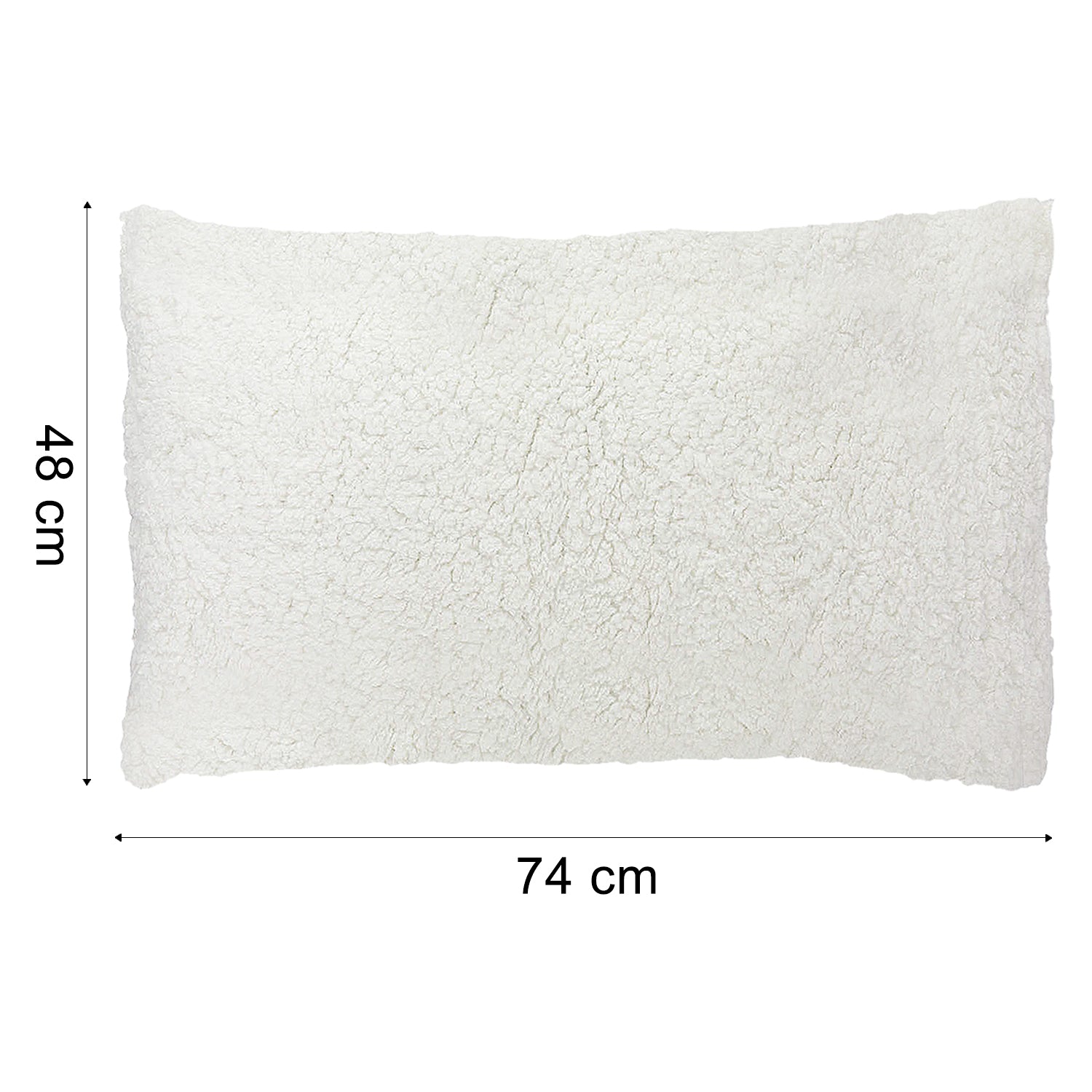 Silentnight Cream Teddy Fleece Pillow