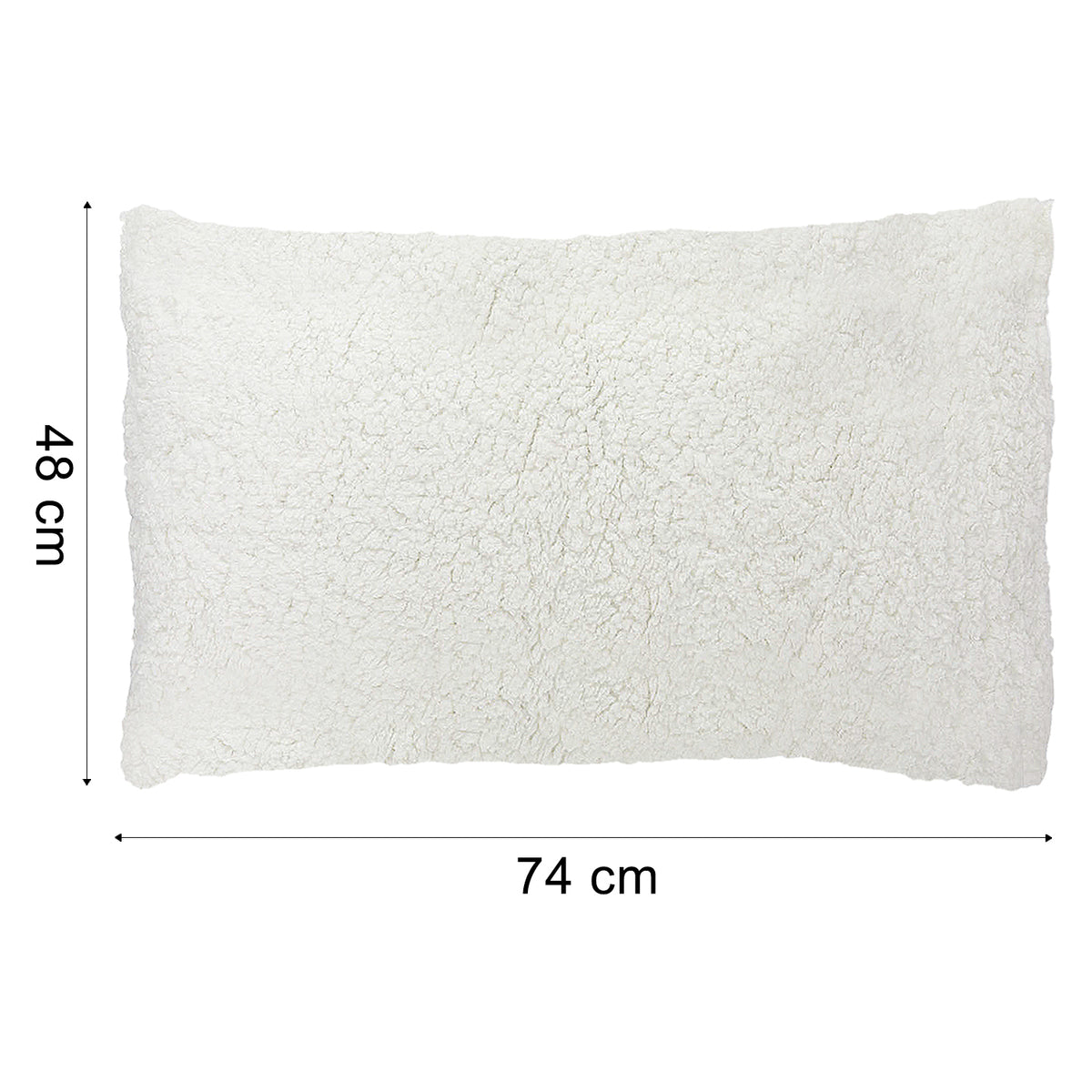 Silentnight Cream Teddy Fleece Pillow