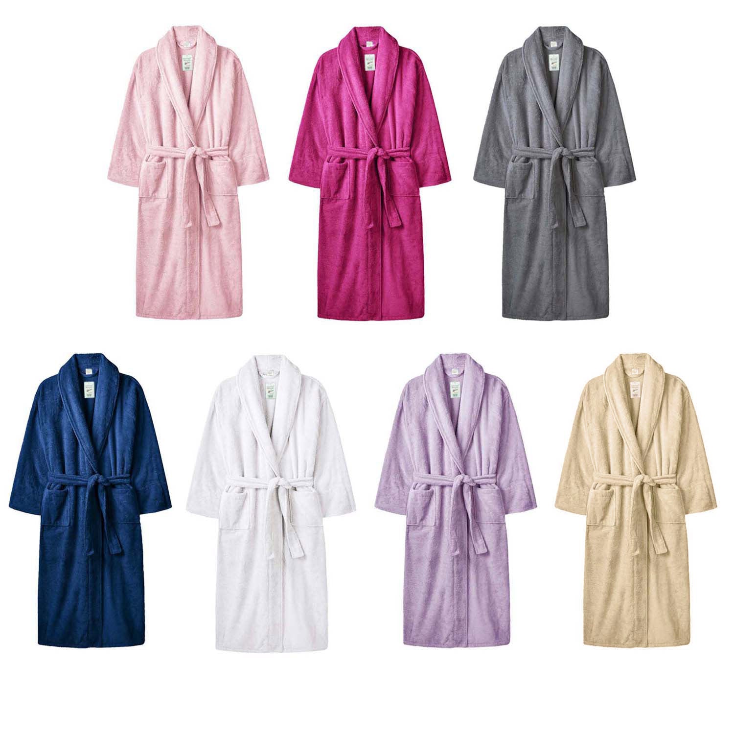 Adults Unisex One Size Terry Towelling Dressing Gown