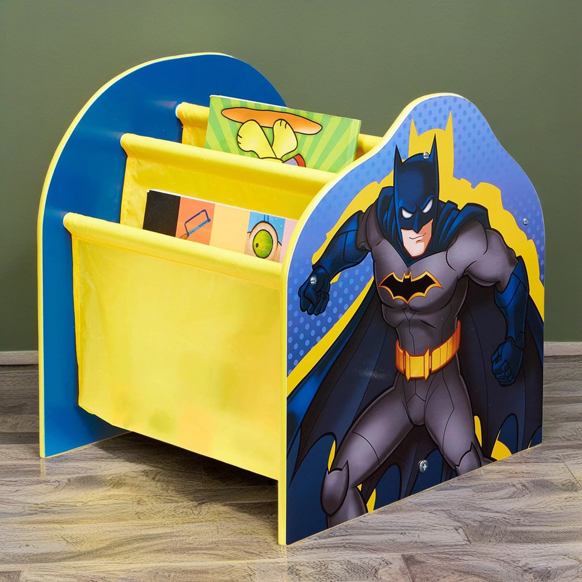 Batman Sling Bookcase Kids Book Shelf