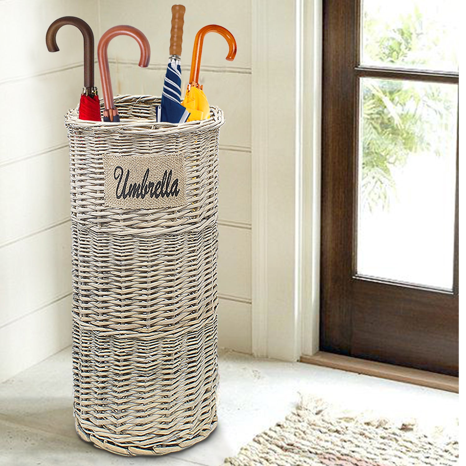 Wicker Umbrella Holder