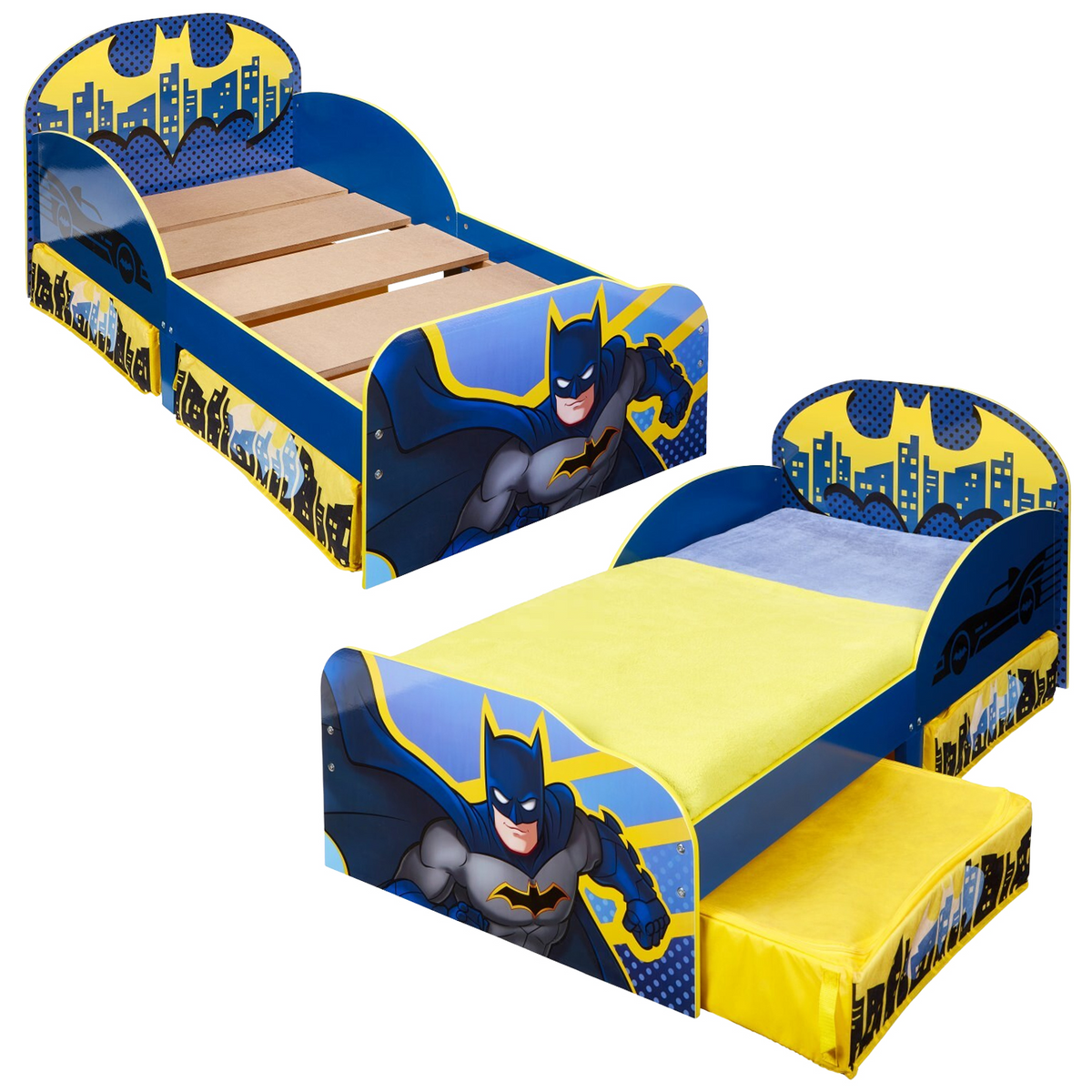 Batman Toddler Bed With Storage Drawers