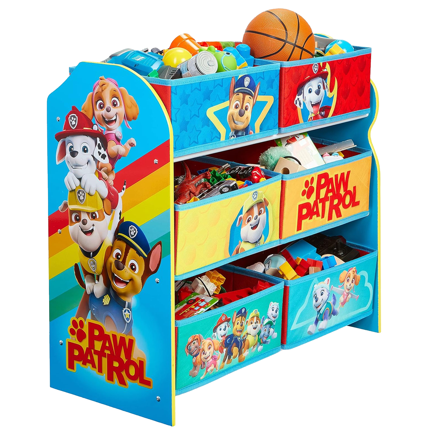 Paw Patrol 6 Drawer Wooden Kids Storage Unit