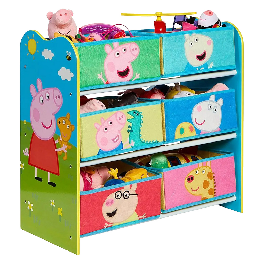 Peppa Pig 6 Drawer Wooden Kids Storage Unit