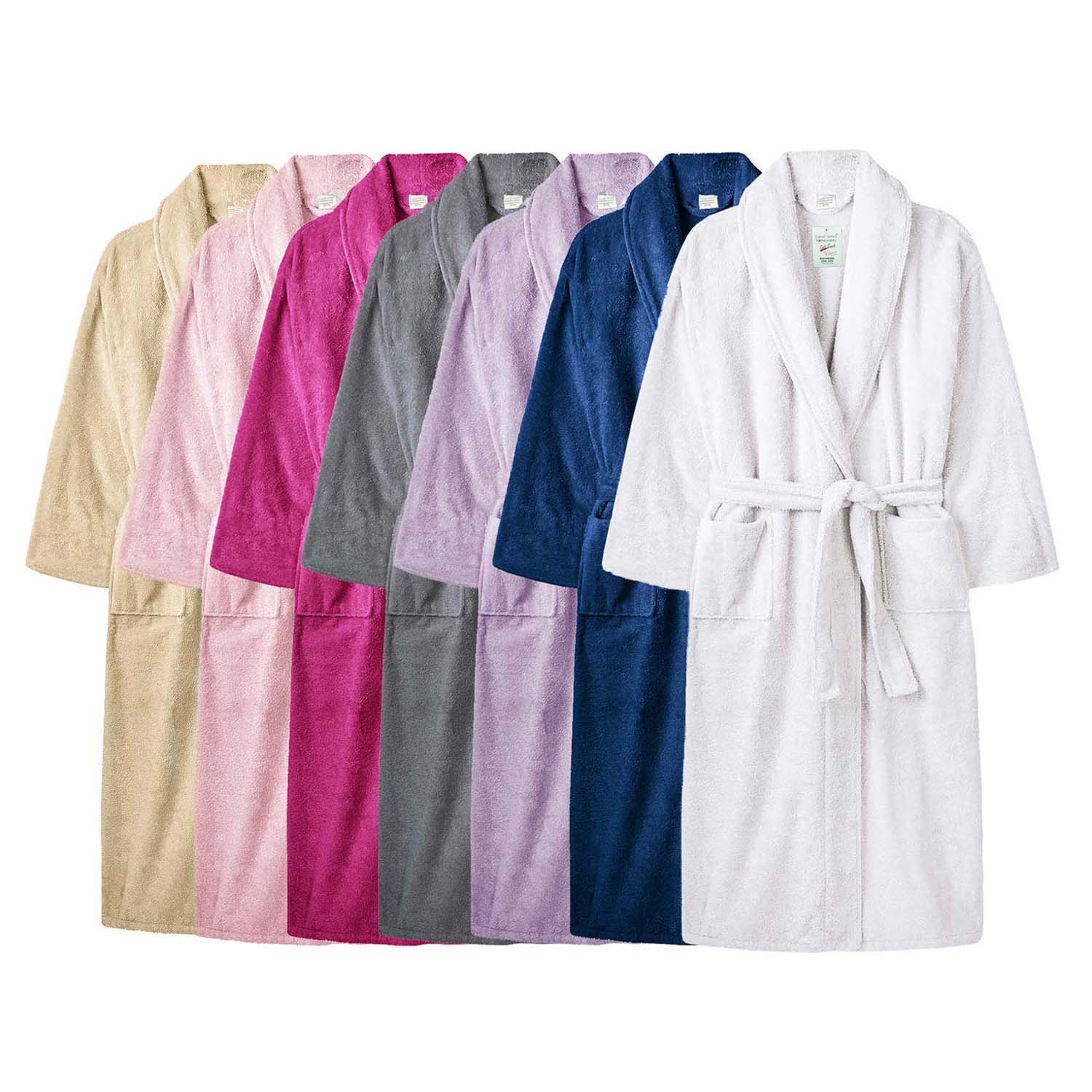 Adults Unisex One Size Terry Towelling Dressing Gown