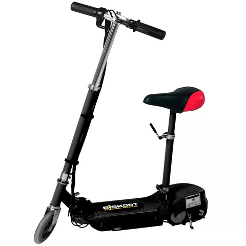 Kids Black Electric Scooter With Seat